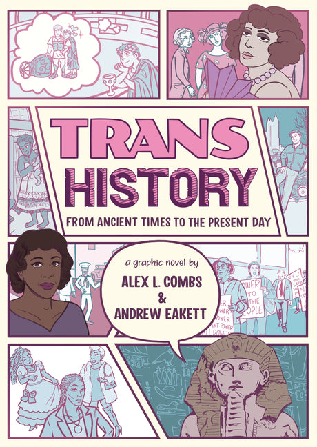 Book cover for Trans History: A Graphic Novel: From Ancient Times to the Present Day