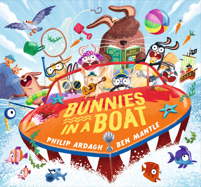 Book cover for Bunnies in a Boat: (A Rhyming Adventure of Mischief, Friendship, and High-Seas Fun for Toddlers, Preschoolers, and Kindergarteners)