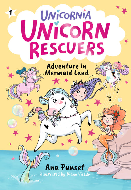 Book cover for Unicorn Rescuers: Adventure in Mermaid Land