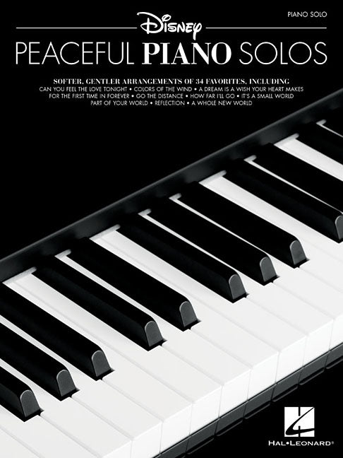 Book cover for Disney Peaceful Piano Solos