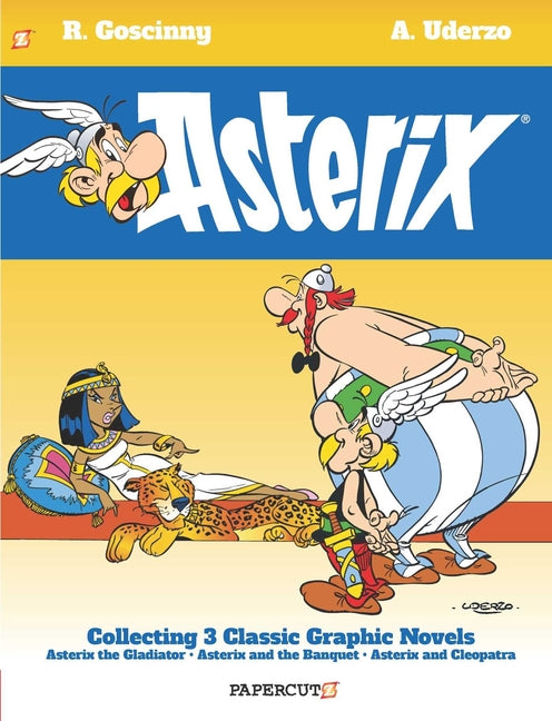 Book cover for Asterix Omnibus #2: Collects Asterix the Gladiator, Asterix and the Banquet, and Asterix and Cleopatra