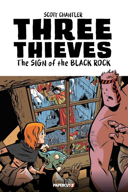 Book cover for Three Thieves Vol. 2: The Sign of the Black Rock