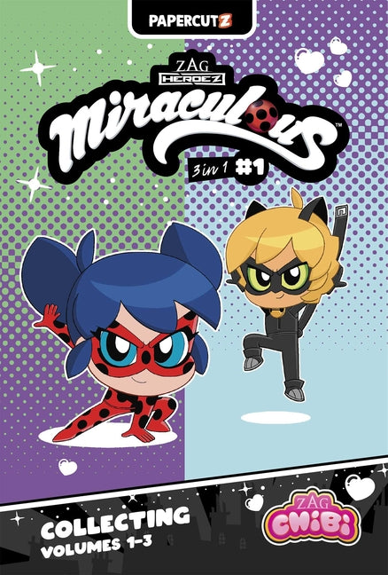 Book cover for Miraculous Chibi 3 in 1 Vol. 1