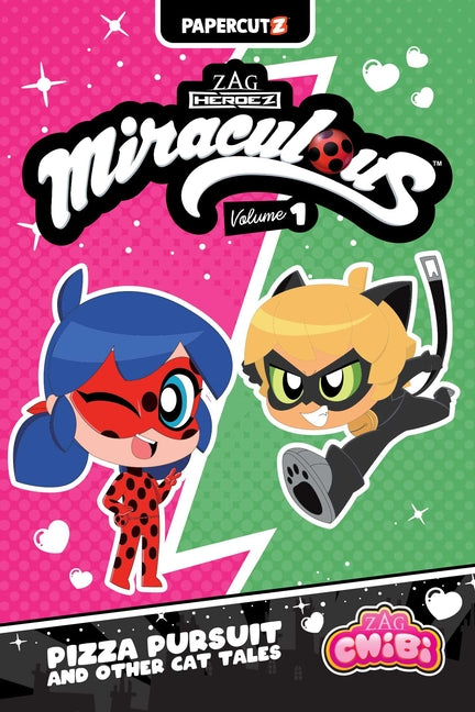 Book cover for Miraculous Chibi Vol. 1: Pizza Pursuit and Other Cat Tales