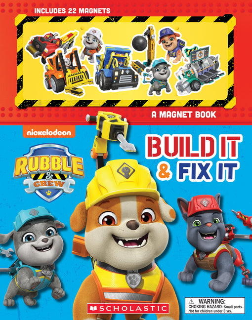 Book cover for Build It and Fix It: A Magnet Book (Rubble and Crew)