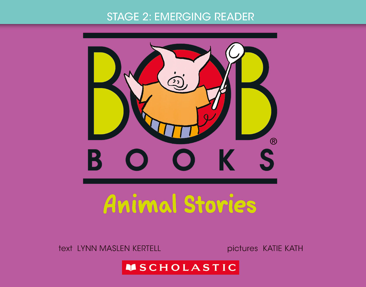 Book cover for Bob Books - Animal Stories Hardcover Bind-Up Phonics, Ages 4 and Up, Kindergarten (Stage 2: Emerging Reader)