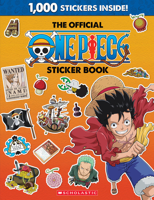 Book cover for Official One Piece Sticker Book