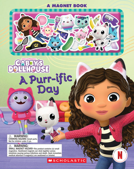 Book cover for Purr-Ific Day (Gabby's Dollhouse Magnet Book)
