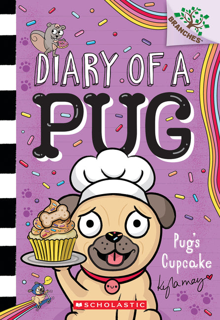 Book cover for Pug's Cupcake: A Branches Book (Diary of a Pug #16)