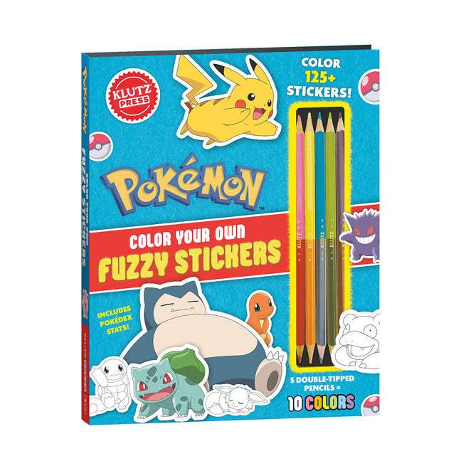 Book cover for Pokémon Color Your Own Fuzzy Stickers