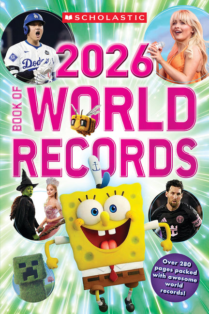 Book cover for Scholastic Book of World Records 2026 (Media Tie-In)