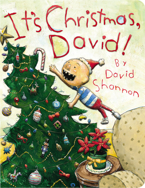 Book cover for It's Christmas, David!
