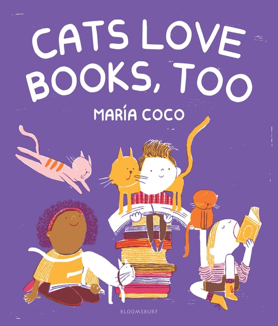 Book cover for Cats Love Books, Too