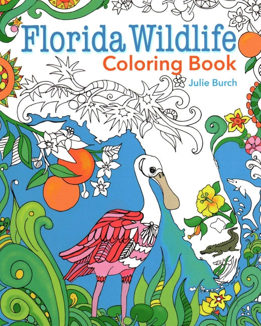 Book cover for Florida Wildlife Coloring Book