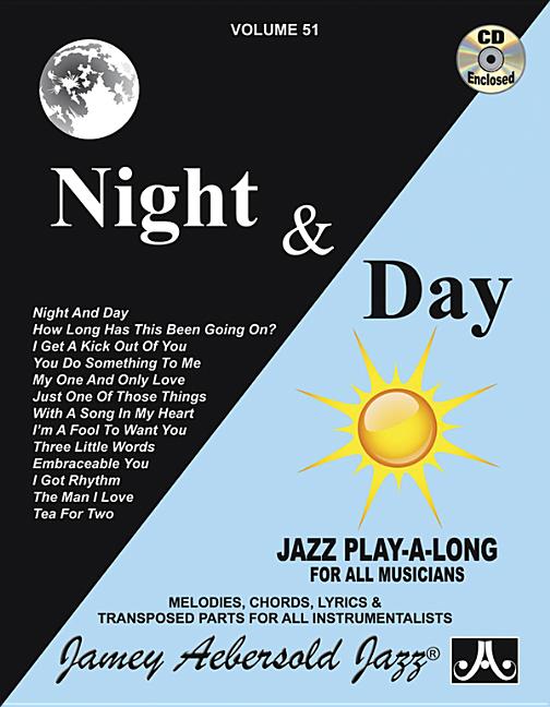 Book cover for Jamey Aebersold Jazz -- Night & Day, Vol 51: Book & CD