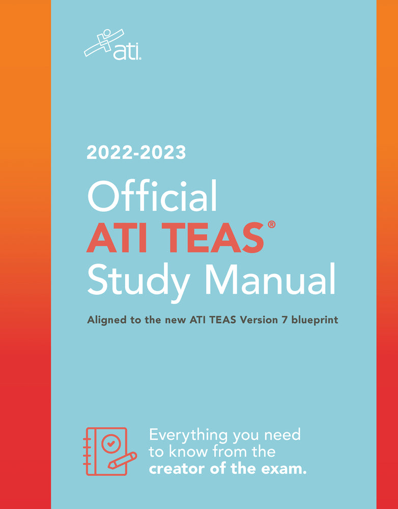 Book cover for Official Ati Teas Study Manual 2022-2023