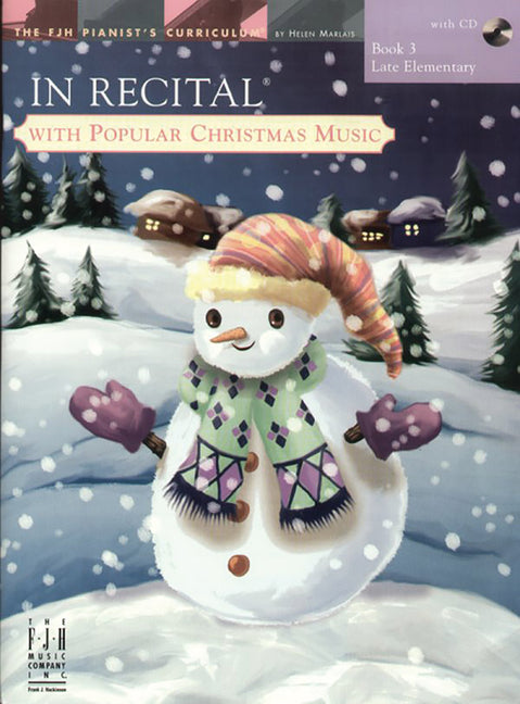 Book cover for In Recital(r) with Popular Christmas Music, Book 3