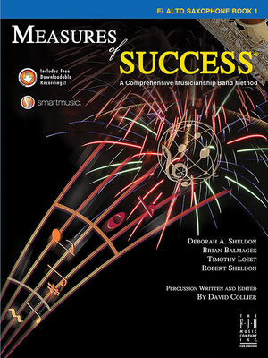 Book cover for Measures of Success E-Flat Alto Saxophone Book 1