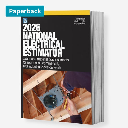 Book cover for 2026 National Electrical Estimator