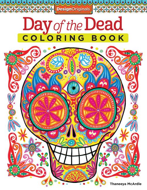 Book cover for Day of the Dead Coloring Book