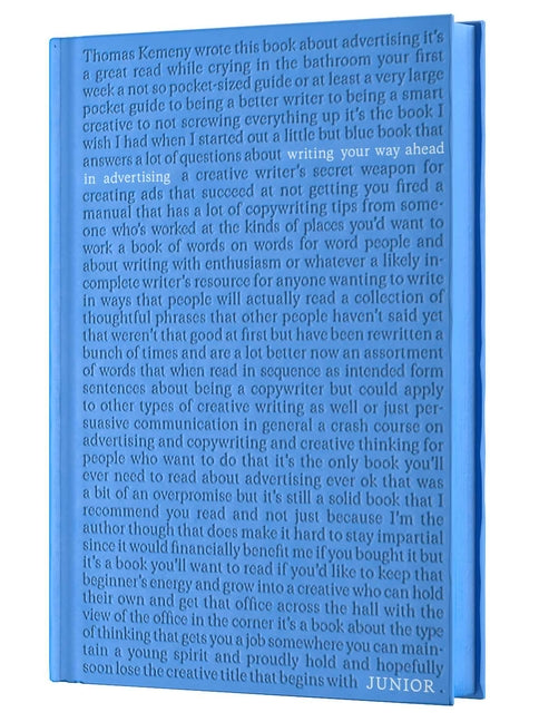 Book cover for Junior: Writing Your Way Ahead in Advertising
