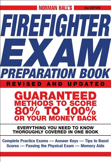 Book cover for Norman Hall's Firefighter Exam Preparation Book