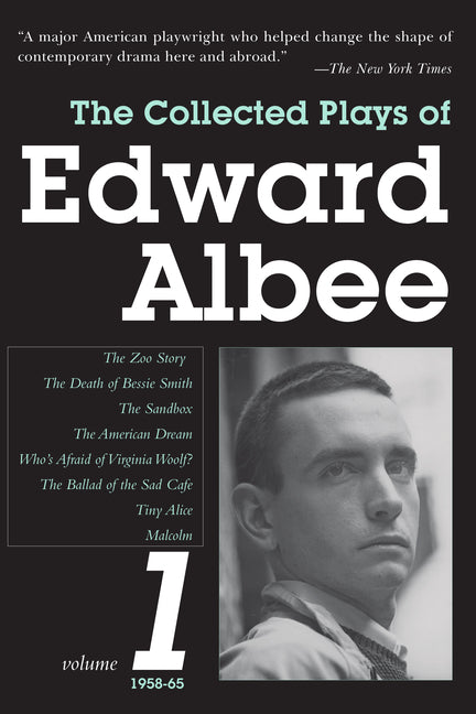Book cover for Collected Plays of Edward Albee, Volume 1: 1958-1965