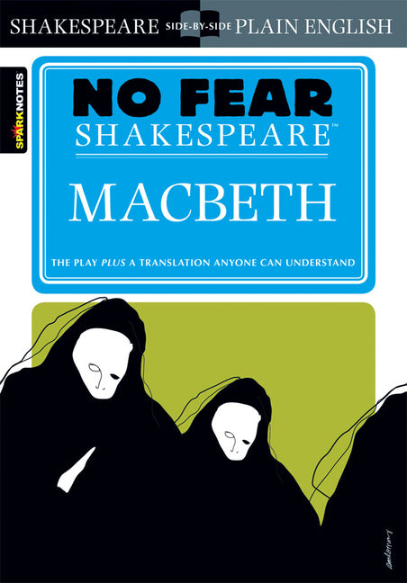 Book cover for Macbeth (No Fear Shakespeare): Volume 1