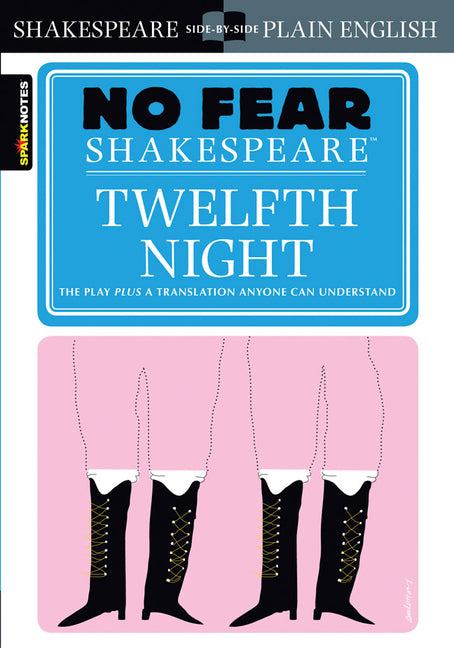 Book cover for Twelfth Night (No Fear Shakespeare): Volume 8