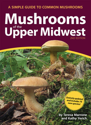 Book cover for Mushrooms of the Upper Midwest: A Simple Guide to Common Mushrooms