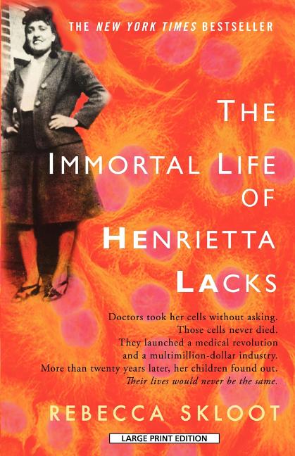 Book cover for The Immortal Life of Henrietta Lacks