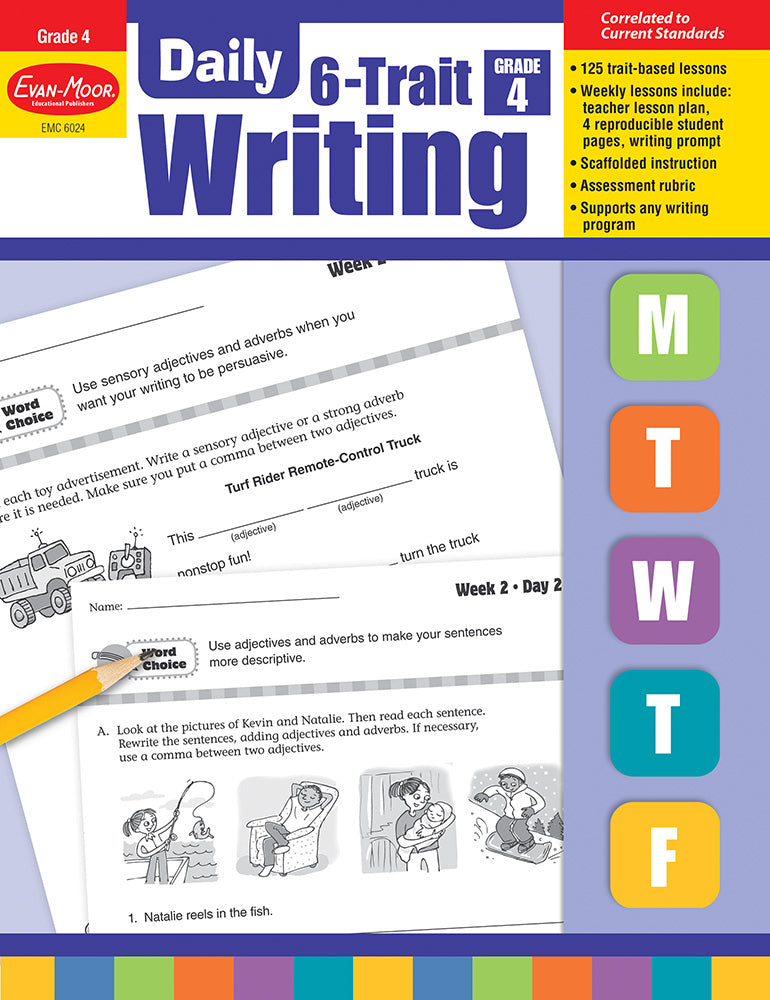 Book cover for Daily 6-Trait Writing, Grade 4 Teacher Edition