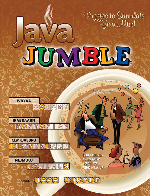 Book cover for Java Jumble(r): Puzzles to Stimulate Your Mind