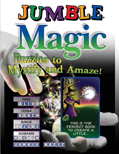 Book cover for Jumble Magic: Puzzles to Mystify and Amaze!