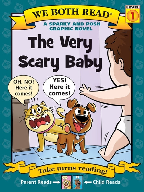 Book cover for We Both Read: The Very Scary Baby: A Sparky and Posh Graphic Novel