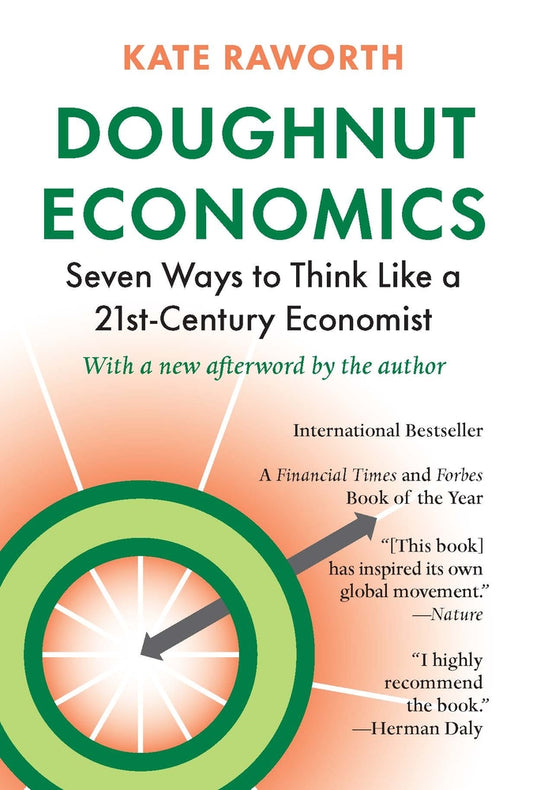 Book cover for Doughnut Economics: Seven Ways to Think Like a 21st-Century Economist