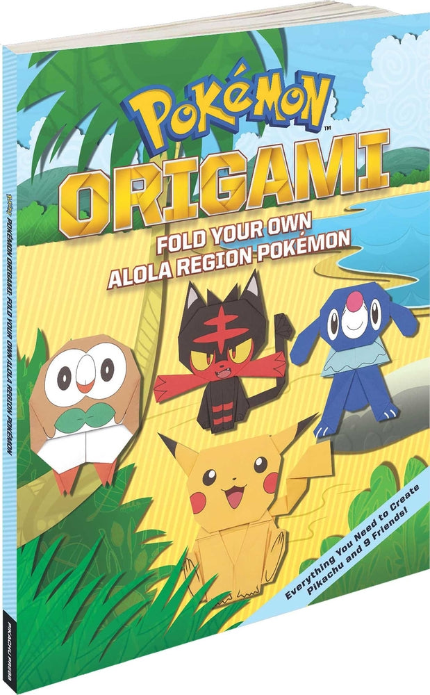 Book cover for Pokémon Origami: Fold Your Own Alola Region Pokémon