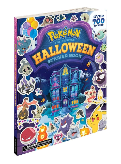 Book cover for Pokémon Halloween: The Official Sticker Book: Over 700 Stickers!