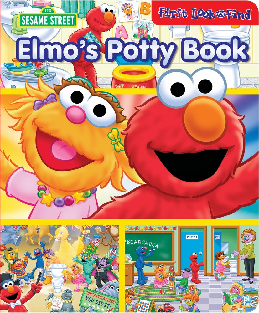 Book cover for Sesame Street: Elmo's Potty Book First Look and Find
