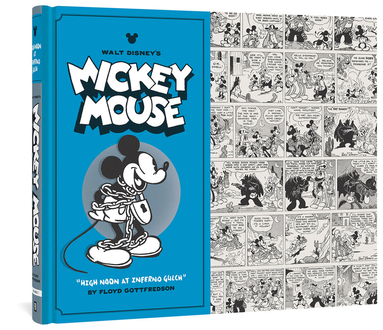 Book cover for Walt Disney's Mickey Mouse High Noon at Inferno Gulch: Volume 3