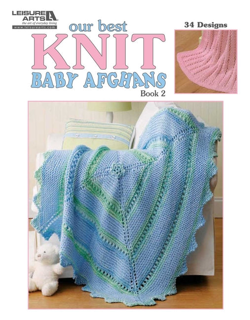 Book cover for Our Best Knit Baby Afghans, Book 2