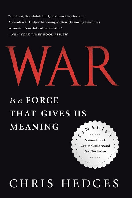 Book cover for War Is a Force That Gives Us Meaning