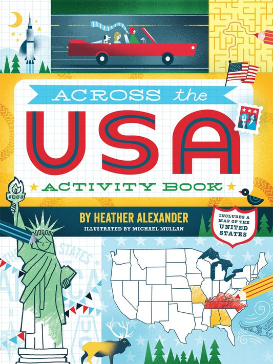 Book cover for Across the USA Activity Book
