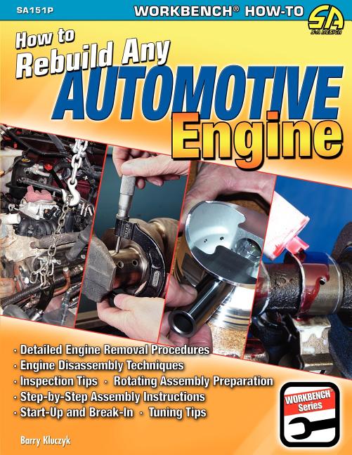 Book cover for How to Rebuild Any Automotive Engine
