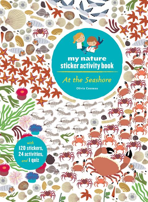 Book cover for At the Seashore: My Nature Sticker Activity Book (Ages 5 and Up, with 120 Stickers, 24 Activities and 1 Quiz): My Nature Sticker Activity Book