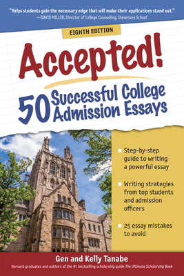 Book cover for Accepted! 50 Successful College Admission Essays