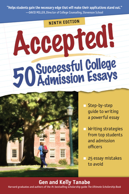 Book cover for Accepted! 50 Successful College Admission Essays