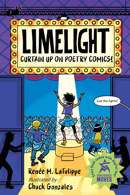 Book cover for Limelight: Curtain Up on Poetry Comics!