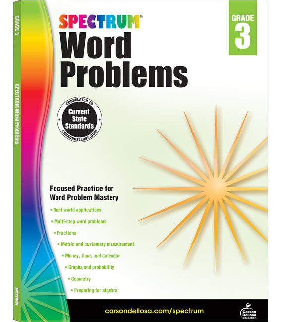 Book cover for Word Problems, Grade 3: Volume 76
