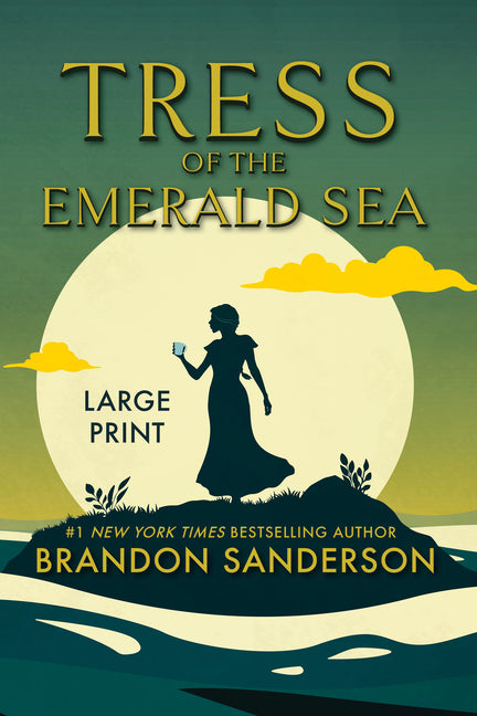 Book cover for Tress of the Emerald Sea: A Large Print Cosmere Novel